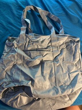Gray Tote Bag – Large Everyday Carryall | School, Work, Gym & Errands